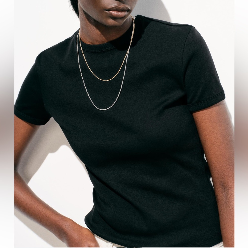 Zara black tshirt